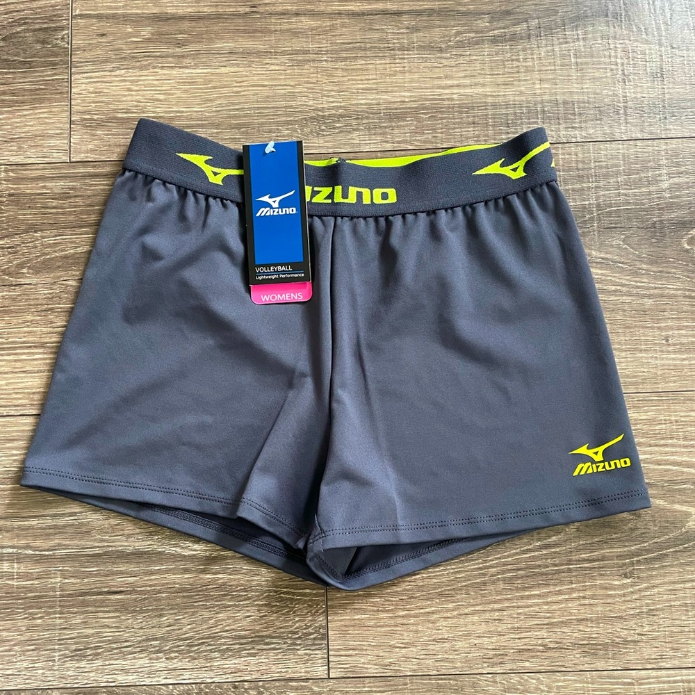 Mizuno dark grey volleyball shorts/spandex